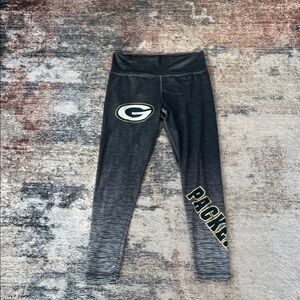 Team Apparel Packers Leggings - Black and Gray